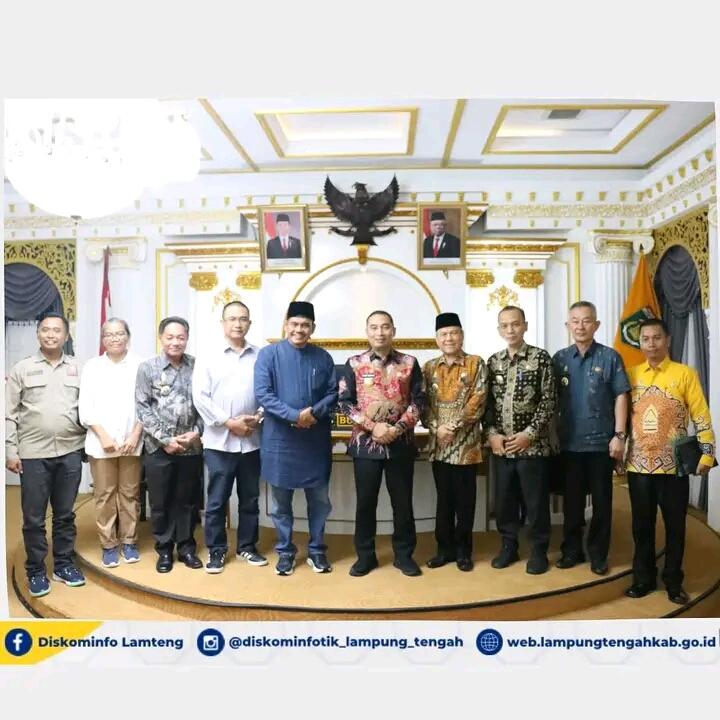 Pjs Bupati Lampung Tengah Adakan Audiensi Dengan PTPN I Regional 7 Provinsi Lampung